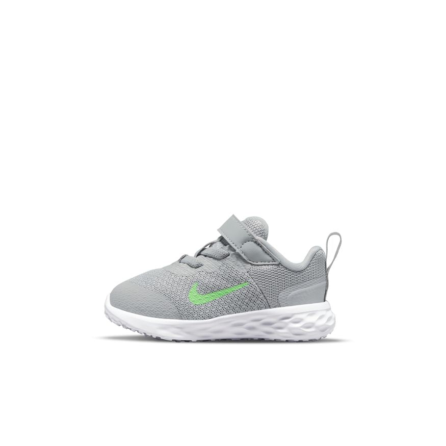 Nike Smoke Grey/Green Strike Revolution 6 Toddler Sneaker
