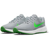 Nike Smoke Grey/Green Strike Revolution 6 Youth Sneaker