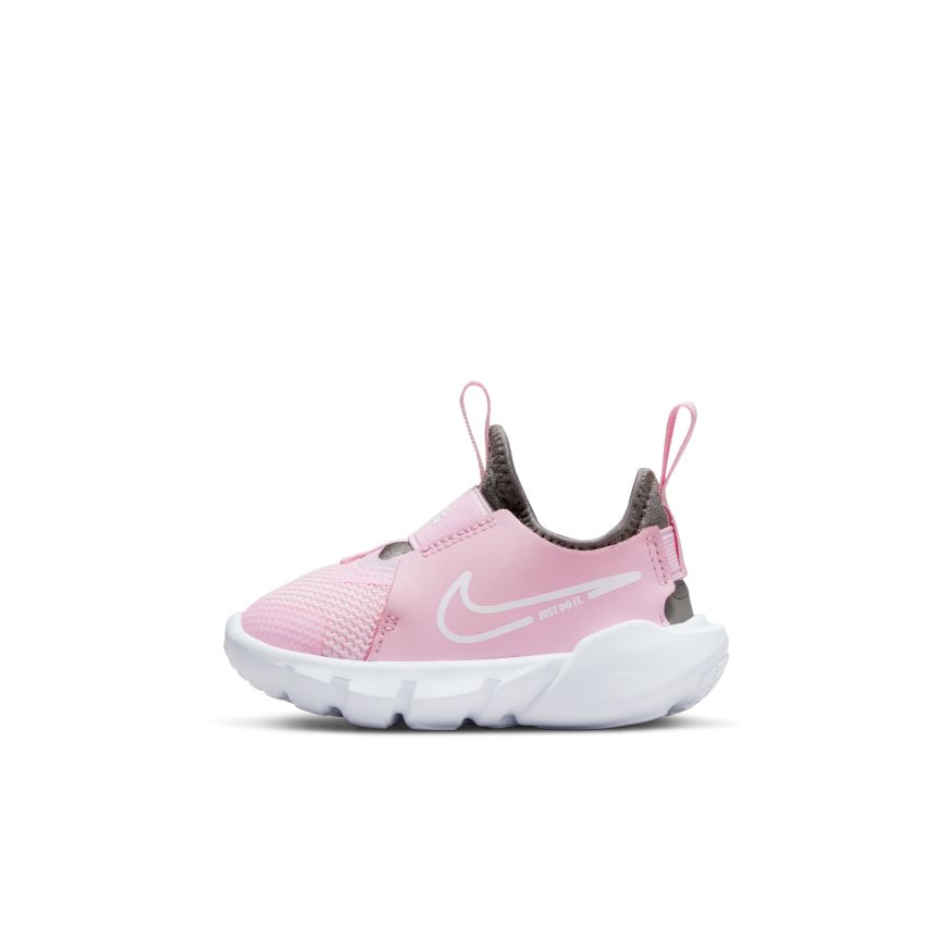 Nike Pink Foam/Flat Pewter Flex Runner 2 Toddler Sneaker