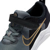 Nike Cool Grey/Metallic Gold Downshifter 12 A/C Children's Sneaker
