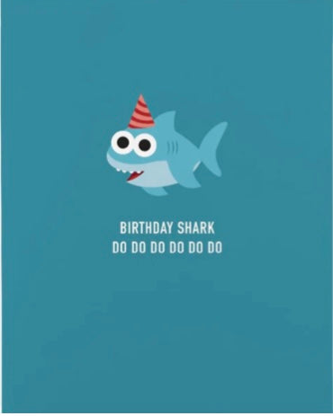 Birthday Shark Greeting Card