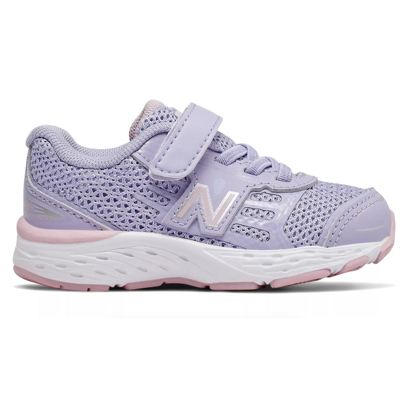 New Balance Clear Amethyst/Oxygen Pink 680v5 A/C Baby/Toddler Sneaker