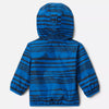 Columbia Bright Indigo Stripe Mini Pixel Grabber II Infant Wind Jacket