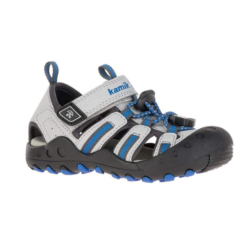 Kamik Grey/Light Blue Crab Toddler Sandal