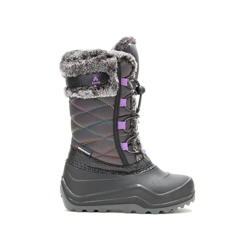 Kamik Charcoal/Orchid Star 4 Children's Boot