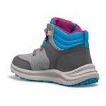 Merrell Grey/Turquoise Greylock Child/Youth Waterproof Boot
