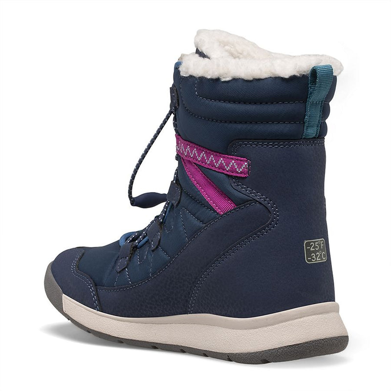 Merrell Navy/Berry/Teal Snow Crush 3.0 Waterproof Youth Boot