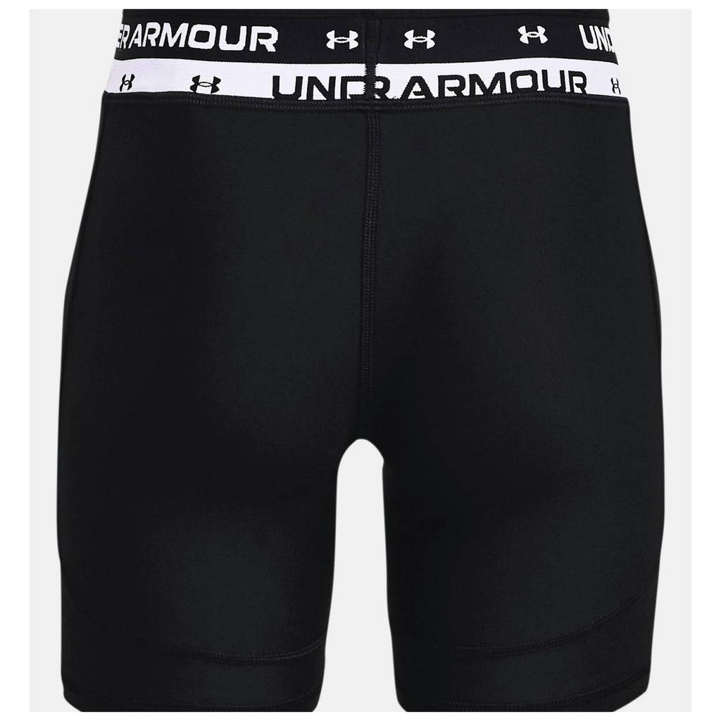 Under Armour Black/White HeatGear Armour Bike Shorts