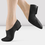 Bloch Ladies' Black Neo-Flex Slip On Leather Jazz Shoe