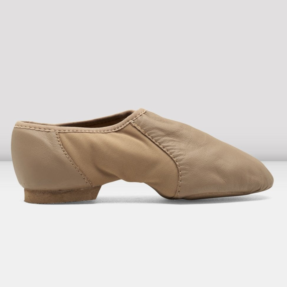 Bloch Ladies' Tan Neo-Flex Slip On Leather Jazz Shoe