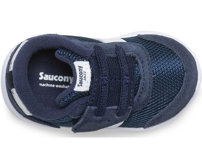 Saucony Navy/White Jazz Crib Shoe
