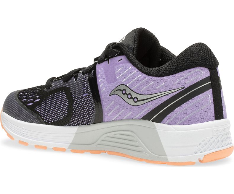 Saucony Black/Purple Guide ISO 2 Children's/Youth Sneaker