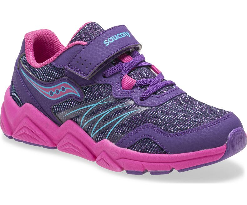 Saucony Purple Flash A/C Children's Sneaker