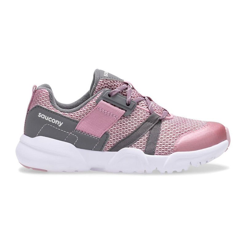 Saucony Blush/Grey Vertex Youth Lace Sneaker
