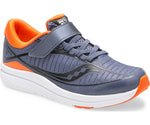 Saucony Grey/Orange Kinvara 10 A/C Children's Sneaker