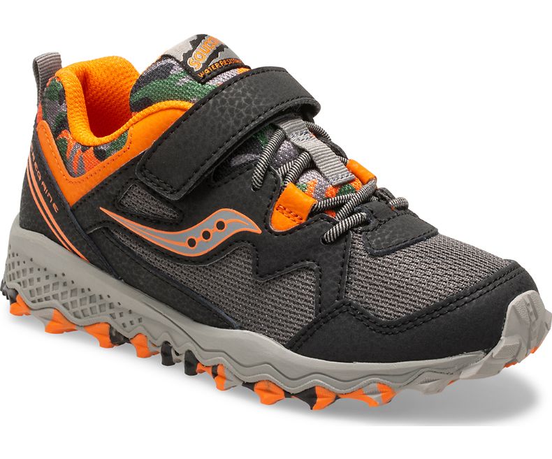 Saucony Black Orange Camo Peregrine Shield 2 A C Children s Youth Snea Twiggz
