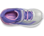 Saucony Purple/Silver Flash Glow Jr Toddler Sneaker