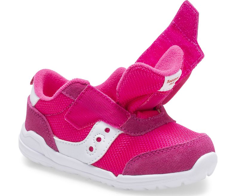 Saucony Pink/White Jazz Riff Baby/Toddler Sneaker