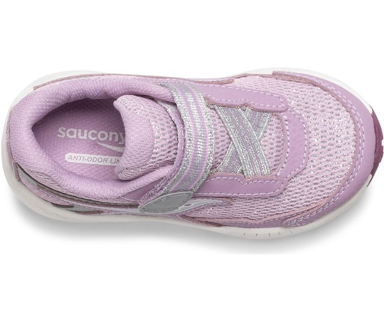 Saucony Pink Metallic Ride 10 Baby/Toddler Sneaker
