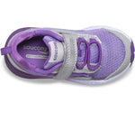 Saucony Silver/Purple Wind Shield Baby/Toddler Sneaker
