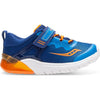 Saucony Blue/Orange Flash Glow Jr Toddler Sneaker