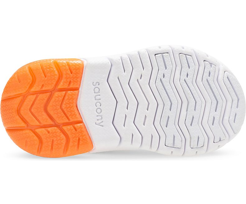 Saucony Blue/Orange Flash Glow Jr Toddler Sneaker