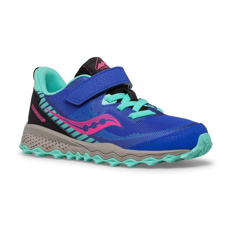Saucony Blue/Turquoise Peregrine Shield A/C Children's Sneaker