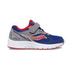 Saucony Navy/Red Cohesion 14 A/C Children's Sneaker