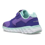 Saucony Purple/Turquoise Wind 2.0 A/C Children's Sneaker