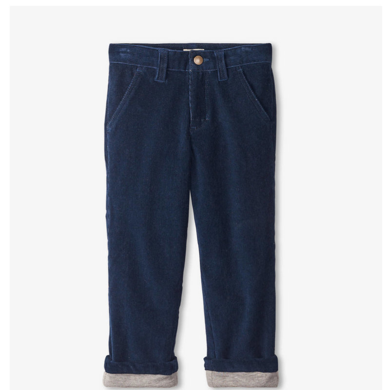 Hatley Navy Stretch Cord Pant