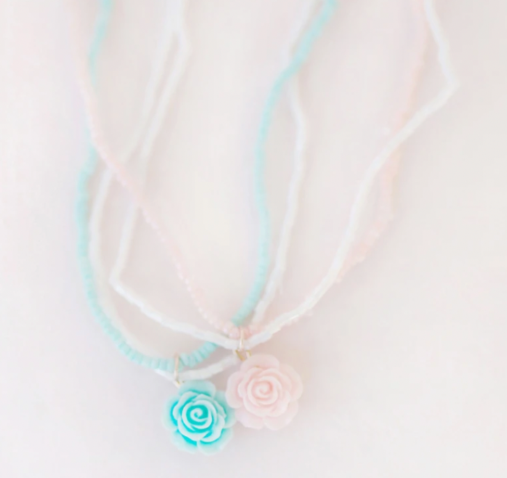 Great Pretenders Assorted Boutique Rose Necklace