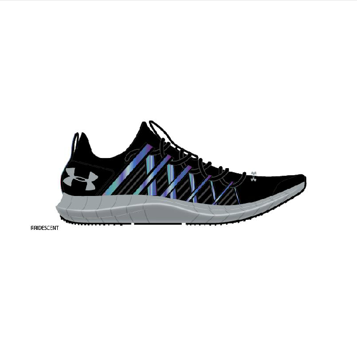 Under Armour Black Overcast Grey Infinity Sneaker Twiggz