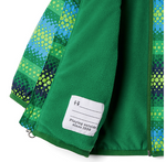 Columbia True Green Bubble Stripes Mini Pixel Grabber II Infant Wind Jacket