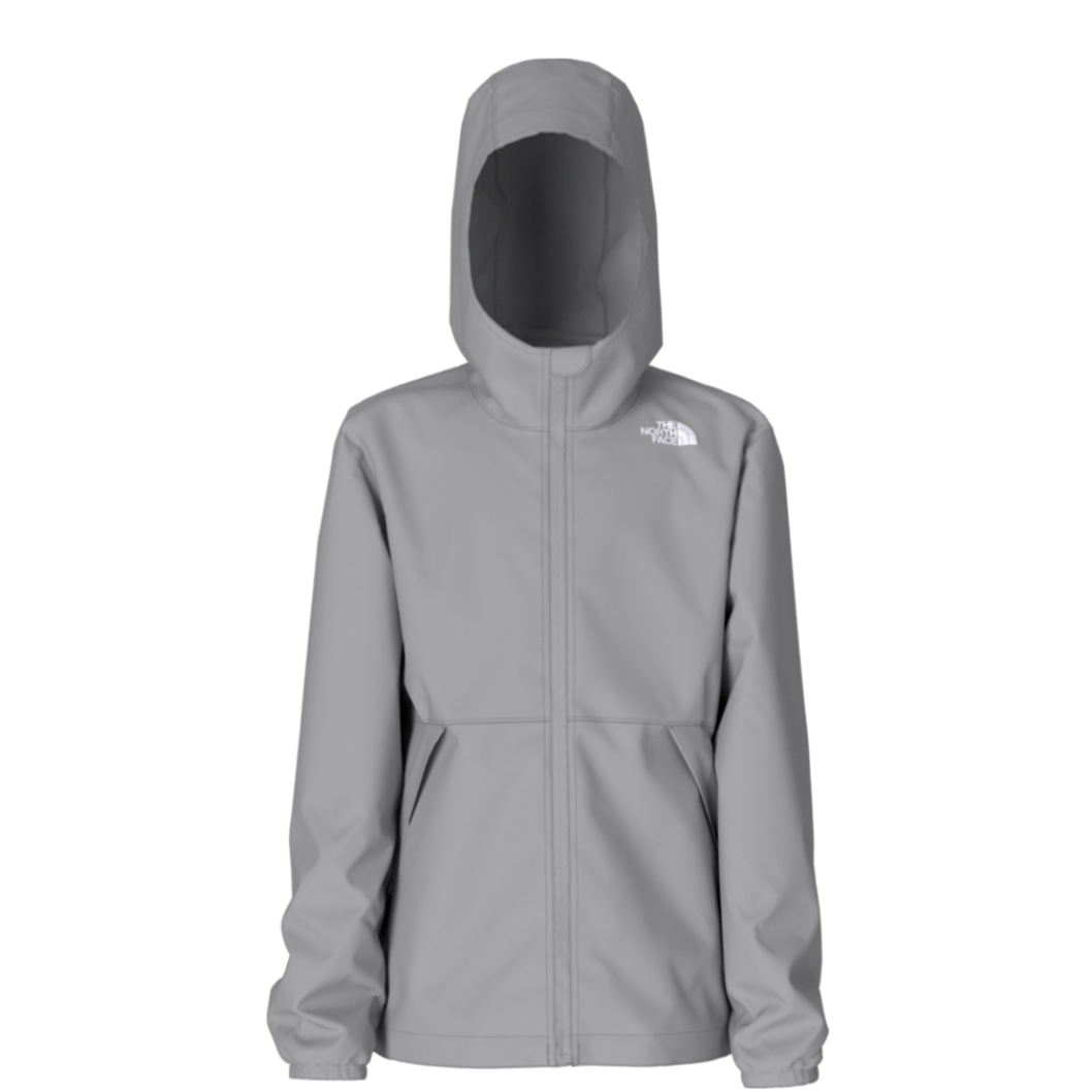 Grey north face rain jacket on sale