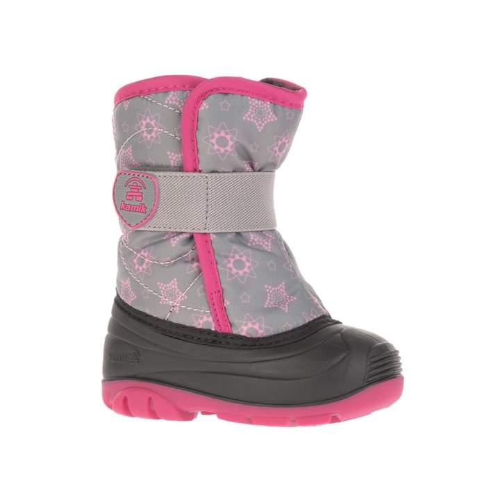 Kamik Grey/Fuchsia Snowbug 4 Toddler Boot