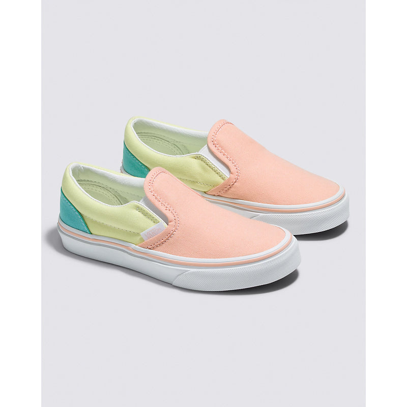VANS Pastel Colour Block Classic Slip-On Children's Sneaker