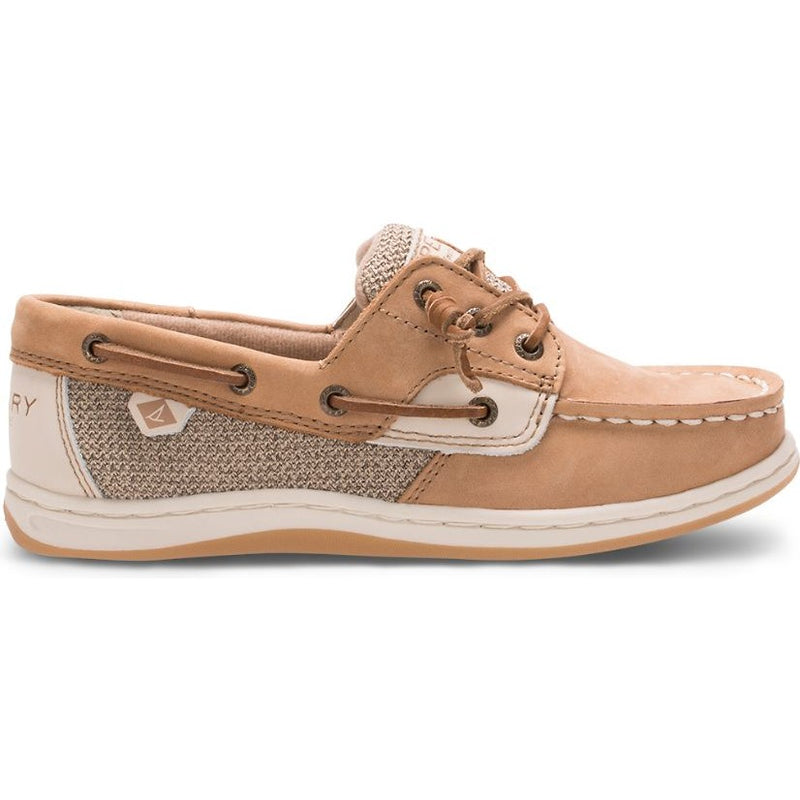 Sperry Linen/Oat Youth Songfish Boat Shoe