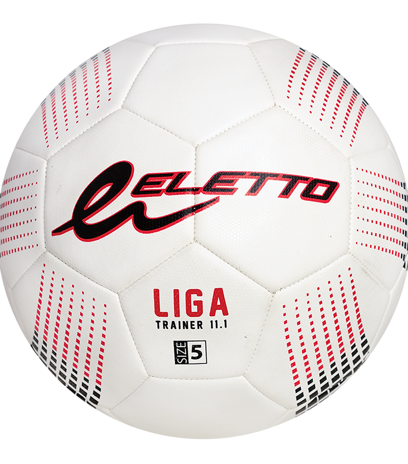 Eletto White/Red/Black Liga Trainer 11.1 Soccer Ball