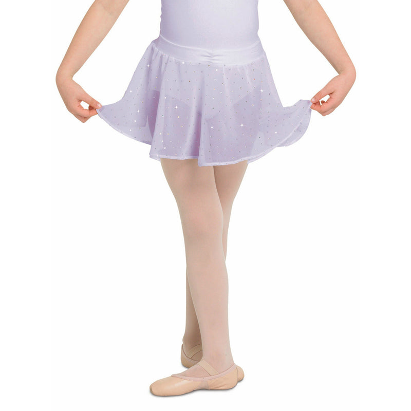 Bloch Lilac Sequin Georgette Skirt