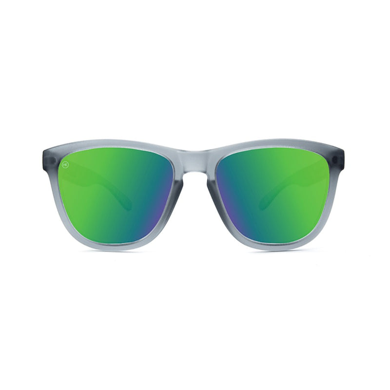 Knockaround Frosted Grey/Green Moonshine Premium Sunglasses