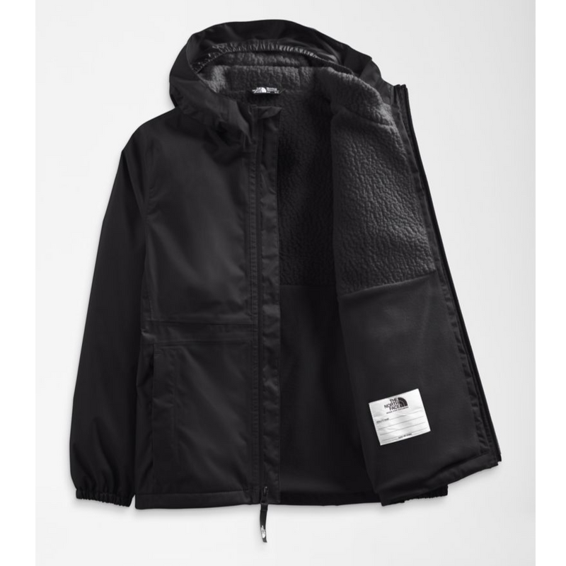The North Face TNF Black Toddler Warm Storm Rain Jacket