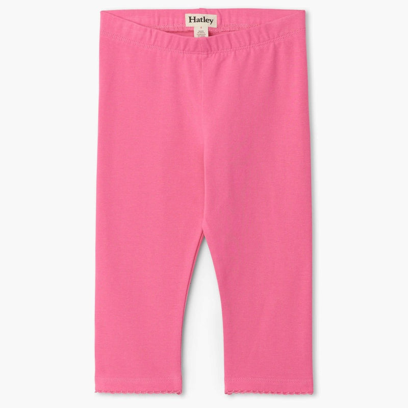 Hatley Pink Basic Capri Leggings