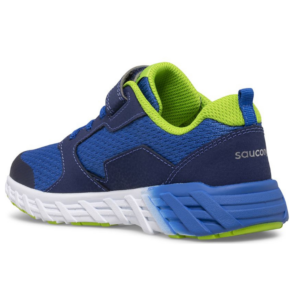 Saucony Blue/Green Wind 2.0 A/C Children's Sneaker