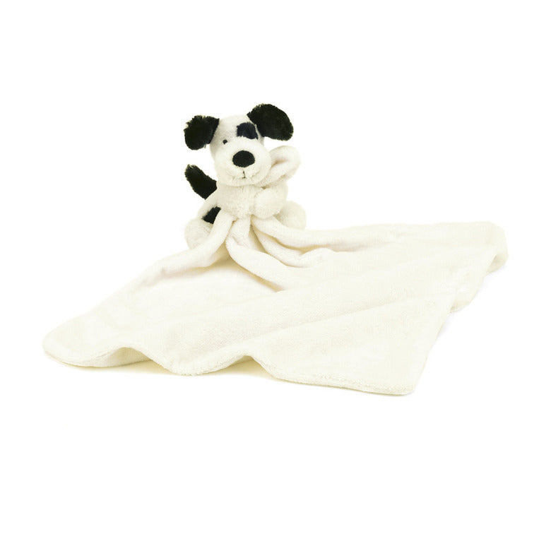 Jellycat Bashful Black/Cream Puppy Soother