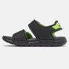 New Balance Black/Lime Children's Sport Sandal