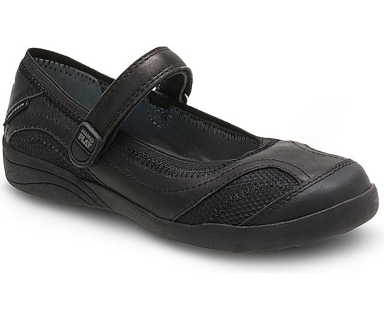 Stride rite black school 2025 shoes