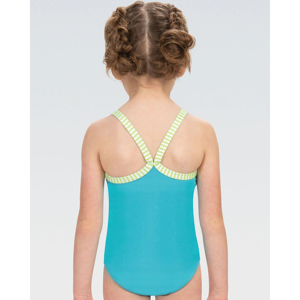 Dolfin Turquoise One Piece Toddler Swimsuit