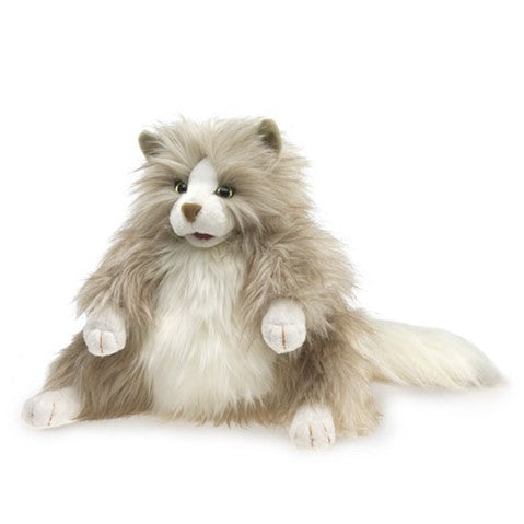 Folkmanis Fluffy Cat Puppet