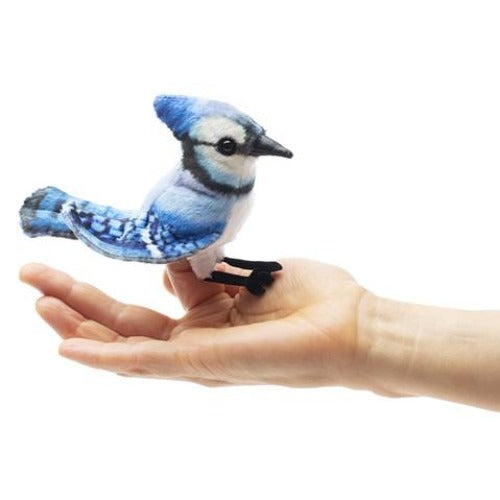 Folkmanis Mini Bluejay Finger Puppet