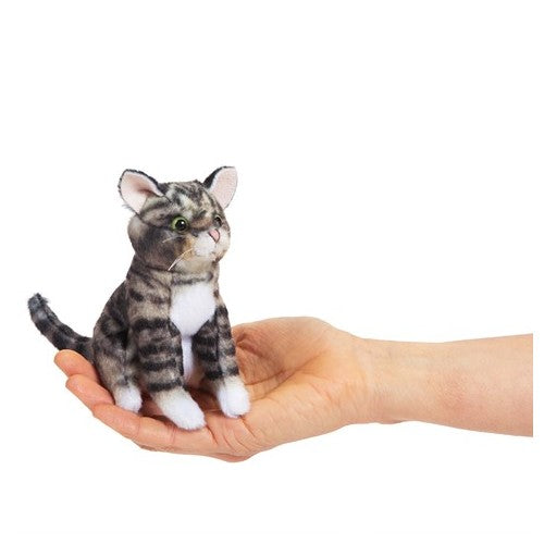 Folkmanis Mini Tabby Cat Finger Puppet